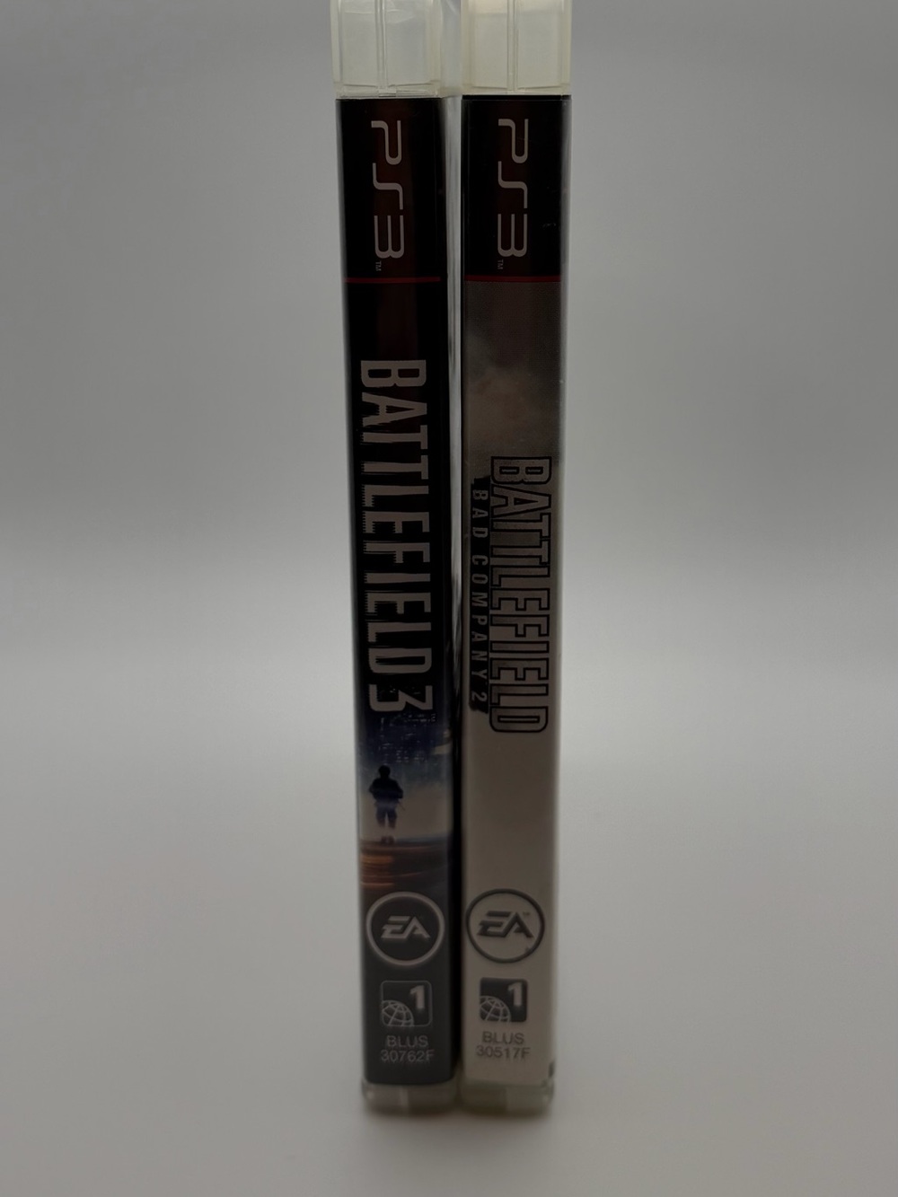 Sony PS3 Battlefield 3 & Bad Company 2 - Black and White Spines
